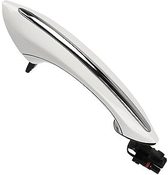 Oulesh Auto-Außentürgriff für BMW 5/6/7 Serie F02 F10 F06 F07, Auto-Außen-Komfortzugangs-Türgriff ohne Schlüssel, weiß vorne rechts