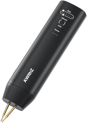 H1 Handheld Spot Welder, Portable Cordless Welder for 18650/26650 /32650 Battery Repair Metal Welding with 11 Gears Manual/Auto Mode Temperature Protection 1800mAh Battery 2-Meter Nickel Sheet