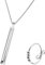 TamBee Anapana Breathing Necklace Breathlace Stress Relief Mindful Anxiety Relief Necklace Whistle for Breathing Exercises Meditation, Christmas Valentine Gift (Silver)