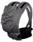 KOKADI Flip X Heart2Heart Stone (Unisize) - Die perfekte Kombi aus dem Komfort eines Fullbuckles und dem Tragen überkreuzt - Ab Geburt - 15 kg, handgefertigt aus 100% Bio-Baumwolle - Grau