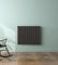 600 x 748mm Bathroom Radiator Anthracite Horizontal Column Radiators Flat Panel Bathroom Designer Double
