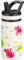 Fanhaw 420 ml Kids Insulated Water Bottle with Straw - Stainless Steel Double Wall Vacuum Cup, Leakproof, BPA Free, Suitable for Boys and Girls(White - Cats)