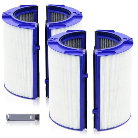2-IN-1 Air Purifier Filter Replacement Compatible with Dyson PH01,PH03,PH04,HP07,HP09,TP07,TP09 Purifying Humidifying Fan, Pure Hot Cool 360° HEPA Carbon Filter,Replace Part #970341-01