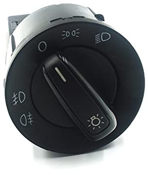 Yurefax 6R0 941 531E Interruttore fari auto con interruttore fendinebbia 6R0941531E, for VW, POLO, 6R UP, for Seat, Mii 2012 2013 2014 2015 2016 Interruttore fendinebbia
