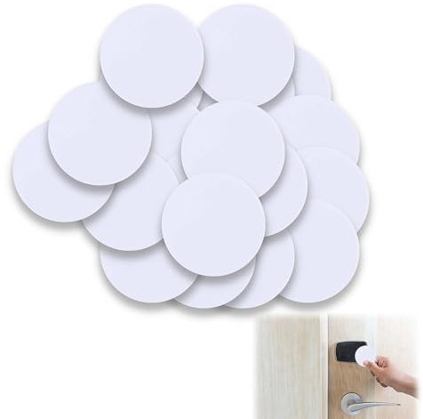 20 Stück Nfc Tags, Nfc Tag Sticker, Nfc Karten, Nfc Chip, Nfc Cards, Nfc Tag Programmierbar, Nfc Tags Blanko Weiß Karte, Für Und Alle Nfc-Fähigen Geräte (Weiß)