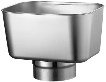 Qianly Regenwasseradapter für Ablaufrinnen Und Fallrohre, Anschluss für Wände Und Dächer, Rohrdurchmesser 114mm
