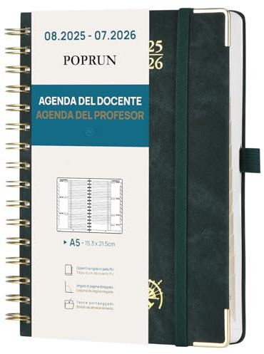 POPRUN (auf Italienisch und Spanisch) Lehrerkalender 2025 2026 TPWISLA5-26-BGN