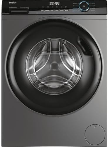 Haier i-Pro Series 3 HW80-B16939S8-UK 8kg Washing Machine with 1600 rpm - Graphite - A Rated