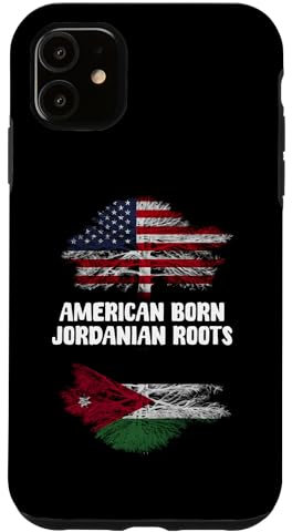 American Born Jordanian Roots America Jordan Heritage Case for iPhone 11