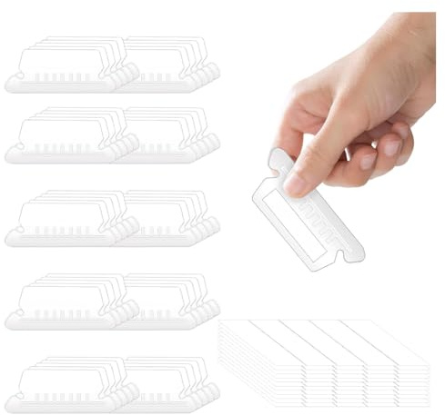 Tsudoku Lot de 50 étiquettes pour dossiers suspendus avec 50 inserts, 2 pour classeur suspendu, étiquettes B