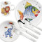 Kinderset Bunte Tierwelt 7tlg. MIT Gravur (z.B. Namen) Puresigns Kinderbesteck mit Namensgravur + Seltmann Weiden Kindergeschirr Tiere