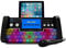 Easy Karaoke EKS780-BT Bluetooth CD+CDG Karaoke Disco Party Maschine mit Lautsprecher, 1 Mikrofon, LED Disco Lichter und 7 Zoll Farb-TFT Bildschirm
