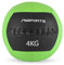 MSPORTS Wall-Ball Premium Gewichtsball 2-10 kg Medizinball (4 kg - Grün)