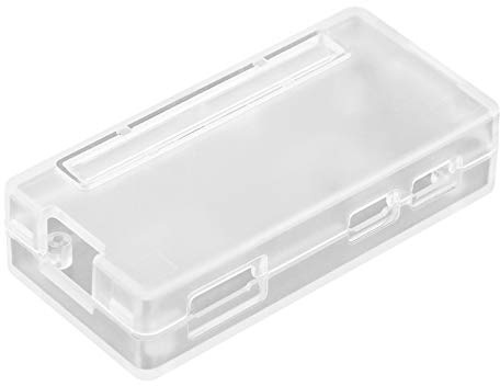 Richer-R Premium Zero Case, Ultradünnes ABS Kunststoffgehäuse Schutzhülle für Zero W / 1.3 Schwarz Transparent (Clear)
