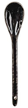 Broste Copenhagen 14533238 Teelöffel, Steingut, Schwarz,16 cm