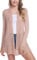 Sykooria Cardigan Donna Lungo Elegante Coprispalle con Manica Lunga Leggero e Traspirante Bolero Lavorato a Maglia per Primavera Estivo Autunno