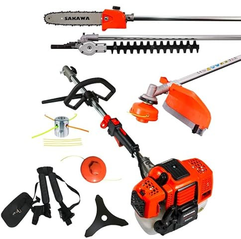 SAKAWA Desbrozadora Multiaccesorios Semiprofesional 48 CC