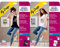 AVERY Zweckform MD1004 8 Textilfolien (für farbige Textilien, DIN A4, bedruckbare T-Shirt Folie zum Aufbügeln) & MD1001 5 Textilfolien (für helle Textilien, DIN A4, T-Shirt Folie zum Aufbügeln)