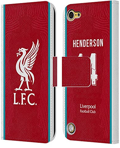 Head Case Designs Offizielle Liverpool Football Club Jordan Henderson 2020/21 Spieler Home Gruppe 1 Leder Brieftaschen Handyhülle Hülle Huelle kompatibel mit Apple iPod Touch 5G 5th Gen