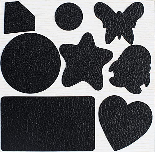 Leder Patch Kit Selbstklebende Lederflicken Schwarz Aufkleber Patch Repair Lederreparatur Set Leder, Vinyl & Kunstleder Reparieren Kit Für Autositze