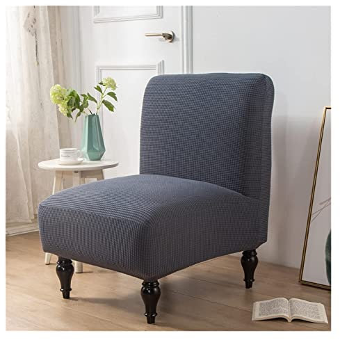 Sesselbezug/Sofabezug ohne Armlehnen Elastischer für 1-Sitzer-Sofa Stretch Samt Stuhlschonbezüge Sesselschoner Abnehmbare Waschbare für Wohnzimmer Hotel Haus Esszimmer (Color : #18, Size : 2PCS)