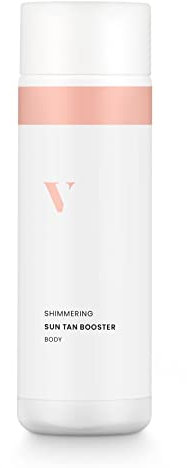 VENICEBODY Sun Tan Booster mit Shimmer + Sofort Effekt | Sonnenöl mit Jojobaöl, Kokosnussöl und Squalan - Bräunungsbeschleuniger