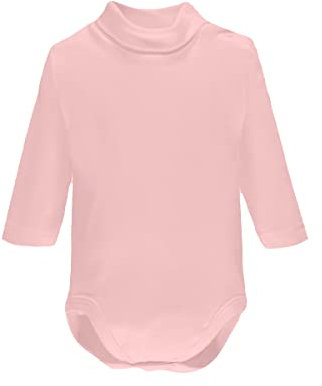 Ellepi 1 Pezzo Body 2800 Lupetto Manica Lunga Caldo Cotone Neonato Collo Alto Bambina Bimbo Mesi Anni. Rosa 4 Anni
