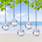 5 cristales para colgar, atrapasueños, prisma cristal, prisma cristal, prisma cristal, decoración colgante, atrapasueños, colgante de cristal, colgante de cristal para decoración de ventanas de jardín