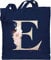 Baumwolltasche - Anfangsbuchstabe Name I Initialen personalisiert - Unisize - Navy Blau - personalisierte geschenke frauen wechselwäsche beutel kita buchstaben e tasche jutebeutel aesthetic
