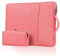 jooeer 13 Inch Laptop Sleeve Case Compatible with 13 MacBook Air/Pro M2 M1 13.3 Chromebook Notebook, Waterproof Computer Carrying Bag Padded Cover with Handle Pocket Accessories Pouch, Pink