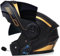 Integrierter Modularer Motorradhelm Mit Bluetooth, ECE/DOT-Zugelassener Doppelvisier-Motorradhelm, Winddicht, Für Erwachsene, Männer Und Frauen, Klapphelm A,XL =61-62cm