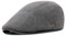 YAMEIZE Retro Flat Cap Lined Cabbie - Winter Adjustable Newsboy Hat Warm for Men Women Ivy Cap Trendy Cotton Beret Peaky Flat Cap Driving