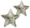COM-FOUR® 2X Deko-Stern 3D aus Kunststoff - metallisch glänzender Dekostern - Klassische Dekoration für Winter und Weihnachten - ca. 20cm (2 Stück champagnerfarben)