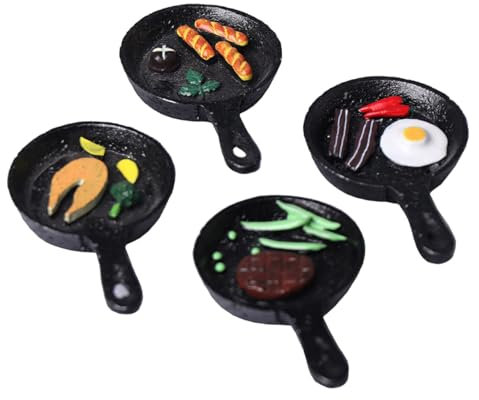 VINTORKY 4piezas Imanes De Nevera Diseño De Sartén De Imanes Decorativos para Frigorífico Adornos Magnéticos para Cocina Hogar Estilo Caricatura Adorable