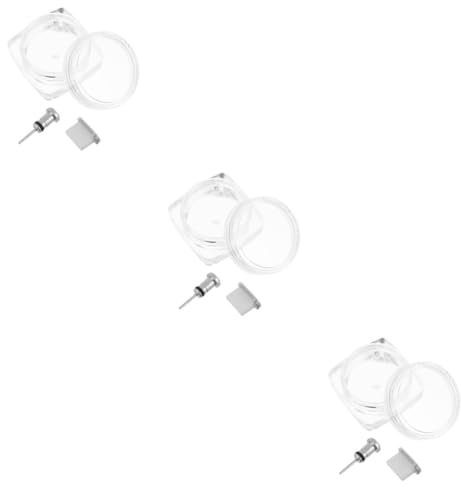 Gadpiparty 6stücke Handy Steckdosenabdeckungen Wiederverwendbare Staubschutzkappen Für Ladeanschlüsse Silber