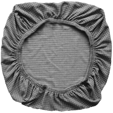 Sunnyway Dehnbarer Bürostuhlbezug, Schonbezug für Computerstuhl und Schreibtischstühle, Sitzbezug aus Spandex, maschinenwaschbar Schutz vor Staub und Flecken (Hellgrau)
