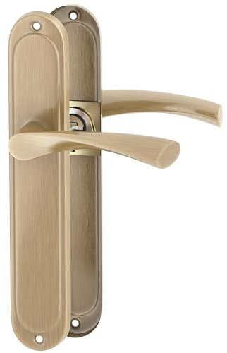 ERGO line ROMA Bronze, klassische Türbeschlag Türgriff Blindschildgarnitur Drückergarnitur, Türbeschlag, Türklinke, Türdrücker