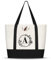 Aucuu Initialen Canvas Tragetasche, Canvas Einkaufstasche, Personalisiert Baumwolltasche, Geschenktasche mit Reißverschluss für Damen Mama Freundin Geburtstag, Hochzeit, Valentinstag, Muttertag