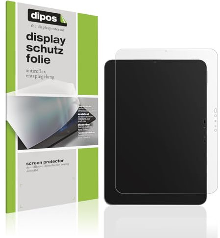 dipos I 2X Schutzfolie matt kompatibel mit Apple iPad Pro 11 Zoll M4 2024 Folie Displayschutzfolie (A2837 + A3006)