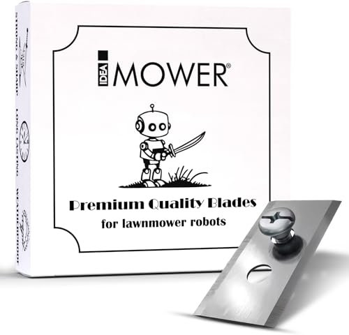 Idea Mower lame di ricambio per robot tagliaerba Premium, compatibile con Mammotion Luba | Confezione 24 lame | Coltelli di lunga durata resistenti alle intemperie