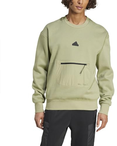 adidas City Escape Fleece Sweatshirt S