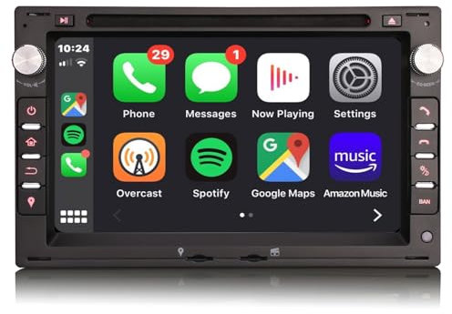 GONFEN 8 Kern 4GB+64GB Android 13 GPS DAB+ Autoradio Für VW Bora Golf MK4 Sharan Polo T5 SEAT Ibiza Skoda Superb mit Navigation Unterstützt Wireless CarPlay Android Auto DSP WiFi Bluetooth 5.0 SWC DVD