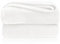 Plaid douillet en flanelle chaude - Certifié Oekotex - Couvre-lit - Couverture de canapé - Non pelucheuse - Super douce - 130 x 170 cm - Type 380 - Blanc