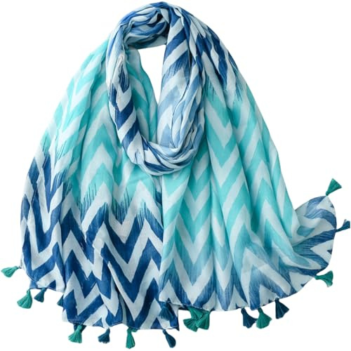 FAIRYGATE Blue Scarf for Women UK Scarf Women Oversized Scarf Shawl Wrap Ladies Scarves Scarf Large Warm Winter Scarfs Long Womens Gifts 56036