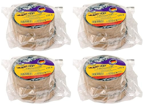 GeVo Meisenringe Sparpack 4 Pack mit je 3 Ringen Fettfutter Wildvogelfutter Premium Vogelfutter - die Alternative zu Meisenknödel Heinrichs Agrar