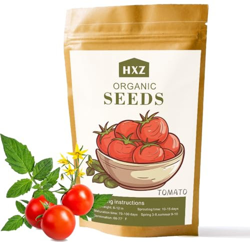 Confezione da 300 semi di pomodoro rosso premium per la semina - Semi di ortaggi ad alta germinazione per un giardino abbondante