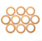 Jonikuper 10-Pack Rubber Piston Rings for Air Compressor, Insulated O-Ring Seals Kit, Replacement Pump Parts for 550W Oil-Free Silent Compressors