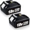 DASNITE 2Stück 18V 5.5Ah Ersatzakku für Makita Akku 18V BL1860B BL1850B BL1840 BL1830 BL1850B BL1860B BL1845 BL1850 194205-3 LXT-400 with LED Werkzeugakku