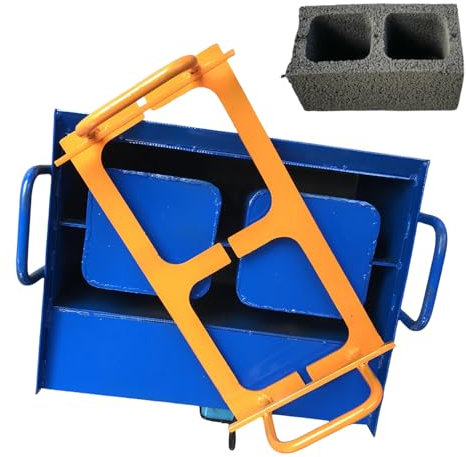 Electric Hollow Making Maker Machine, Soil Block Maker, Multiple Molds Optional, 45s Fast Forming, 30 Bricks/H, Vibration Frequency 212 Times/Min, Suitable for Paving Construction,H1