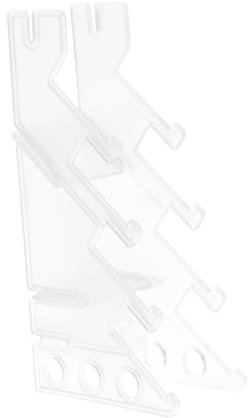 ibasenice Transparenter Kunststoffständer Für Fingerskates Skateboard-aufbewahrungsständer Präsentationsregal Für Finger-Skateboards Durchsichtiger Kunststoff-präsentationsständer